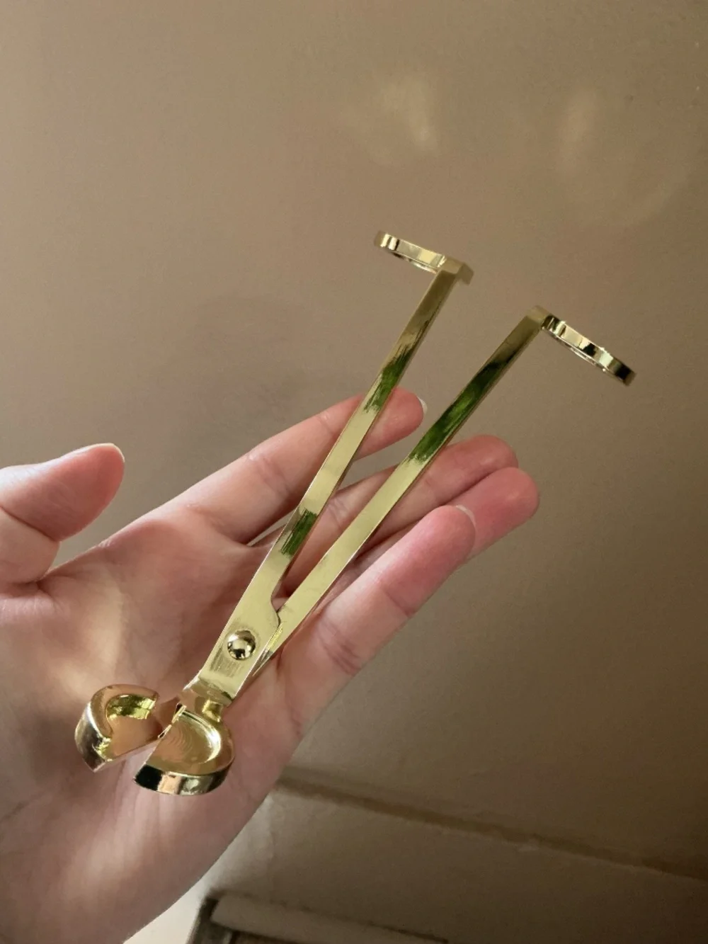 Gold Candle Wick Cutter
